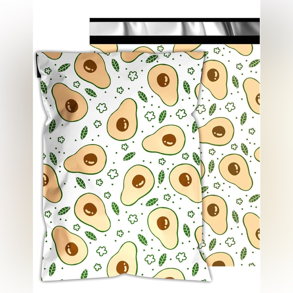 (25 pack) Avocado Print 10x13 Poly Mailers